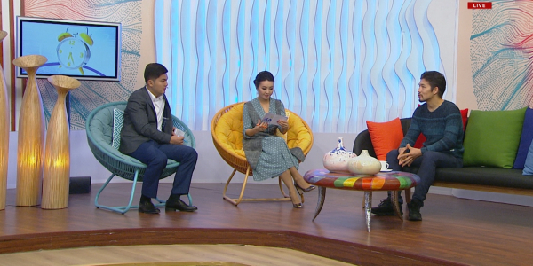 Мерей Мұстафина, Бақтияр Адамжан, Олжас Отар, Серікзат Дүйсенғазин. &laquo;Таңғы Хабар&raquo;