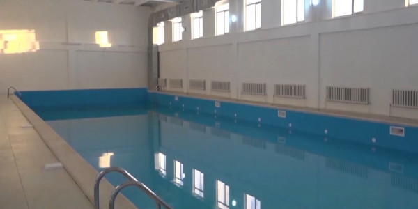 Күршім ауданы орталығында жабық бассейн ашылды
