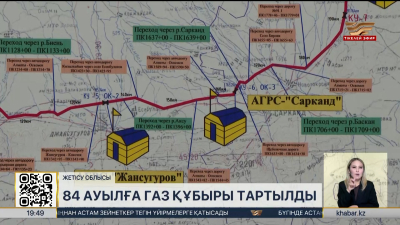 Жетісу облысында 84 ауылға газ құбыры тартылды