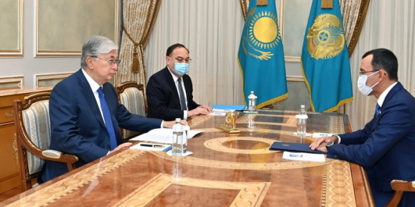 Мемлекет басшысы Парламент Сенатының Төрағасы Мәулен Әшімбаевты қабылдады