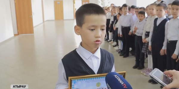 Атыраулық 8 жастағы Дінмұхаммед Жаңбырбайдың ерлігі елді сүйсінтті