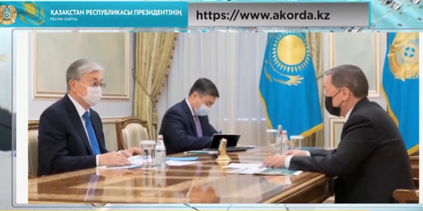 Президент Қасым-Жомарт Тоқаев Ауыл шаруашылығы министрі Сапархан Омаровты қабылдады