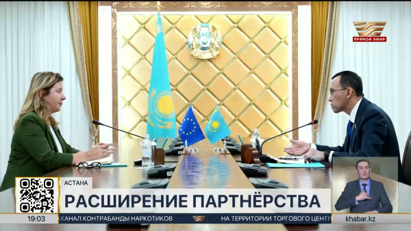 Маулен Ашимбаев встретился с Главой Представительства ЕС в Казахстане
