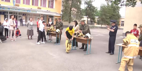 Жетісу облысының ТЖД қызметкерлері сақтық шараларын түсіндірді