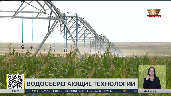 Водосберегающие технологии охватывают 36% орошаемых земель