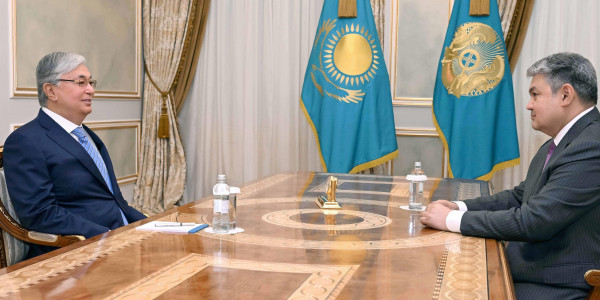 Мемлекет басшысы ШҚО-ның әкімі Ермек Көшербаевты қабылдады